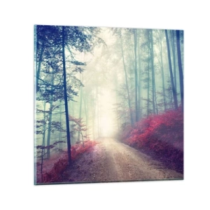 Schilderen op glas - Hoe goed om op te staan ​​als het ochtend wordt - 70x70 cm