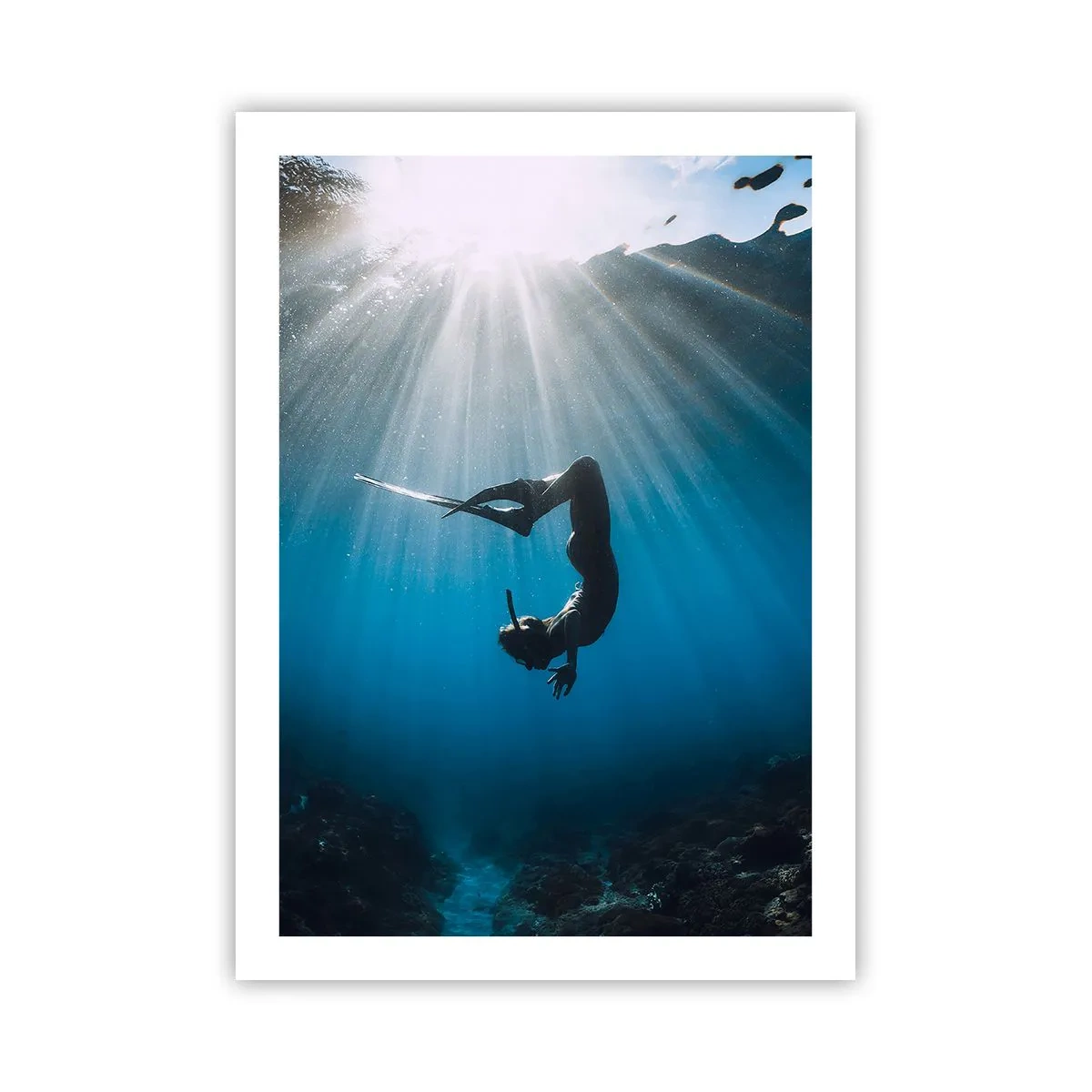Poster - onderwaterdans - 50x70 cm