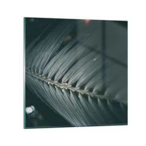 Schilderen op glas - De precisie van de natuur - 30x30 cm