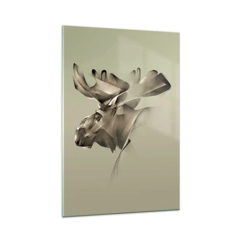 Schilderen op glas - De zachte kracht van vrede - 80x120 cm