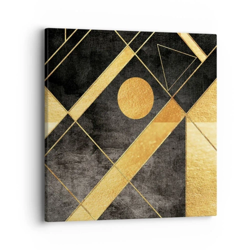 Schilderen op canvas - De zon van de woestijn - 40x40 cm