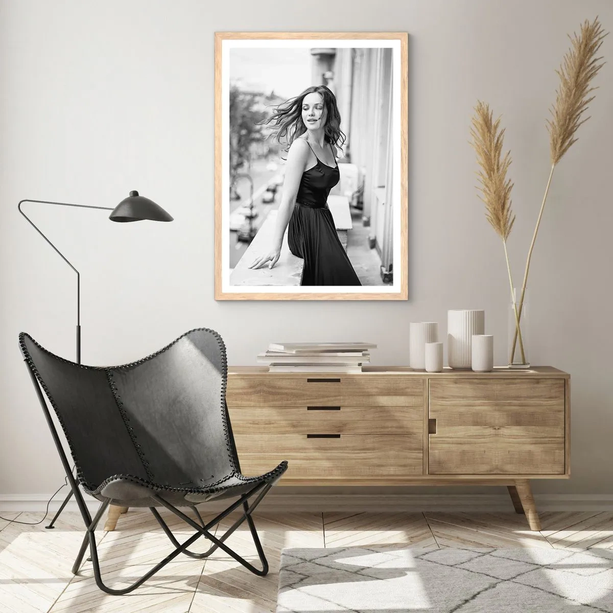 Een poster in een licht eiken lijst - Zeker een Parijzenaar - 40x50 cm