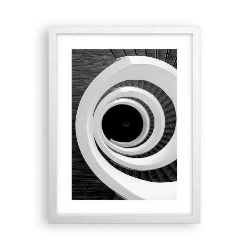 Poster in een witte lijst - Tot de kern van de zaak - 30x40 cm