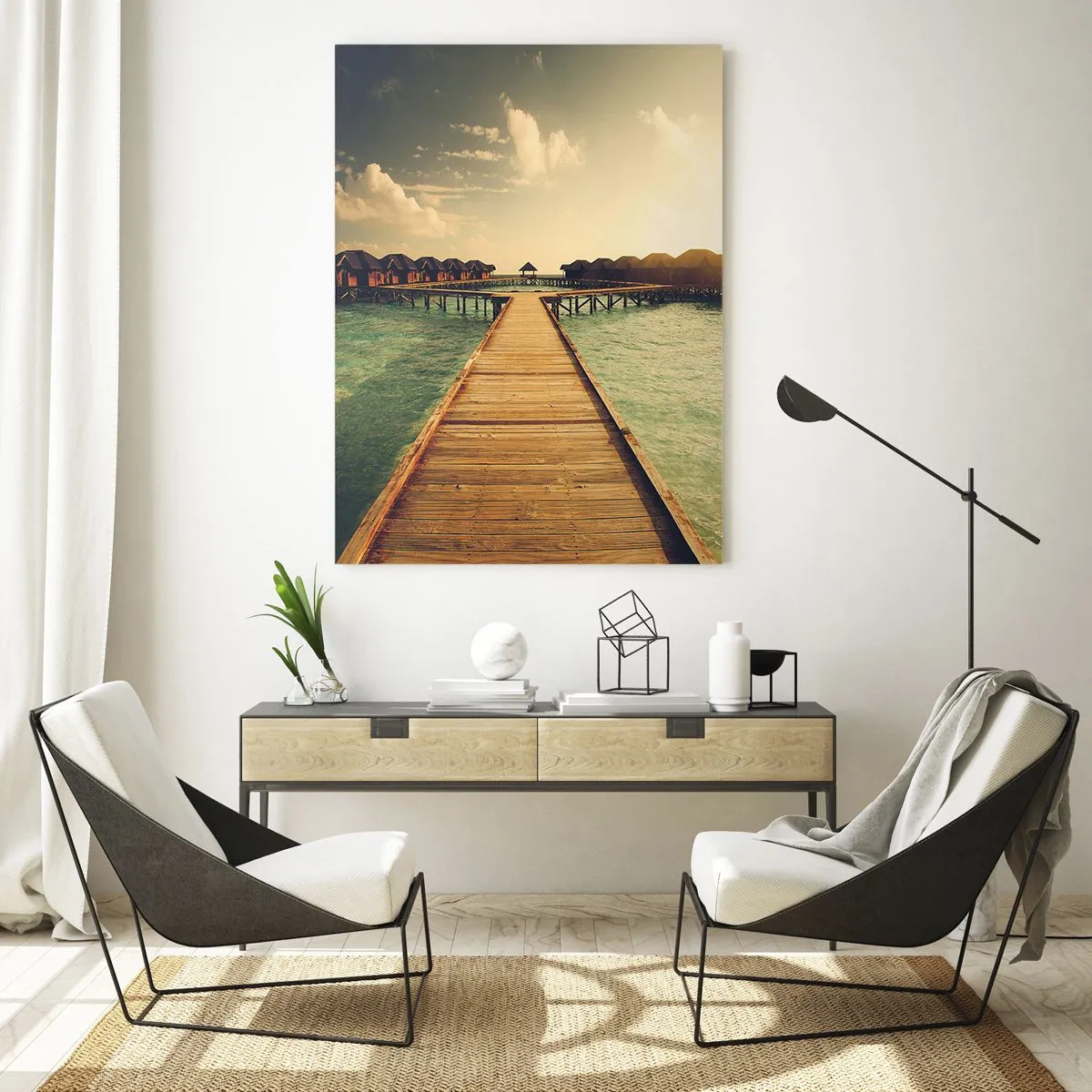 Schilderen op glas - Een warme uitnodiging - 50x70 cm