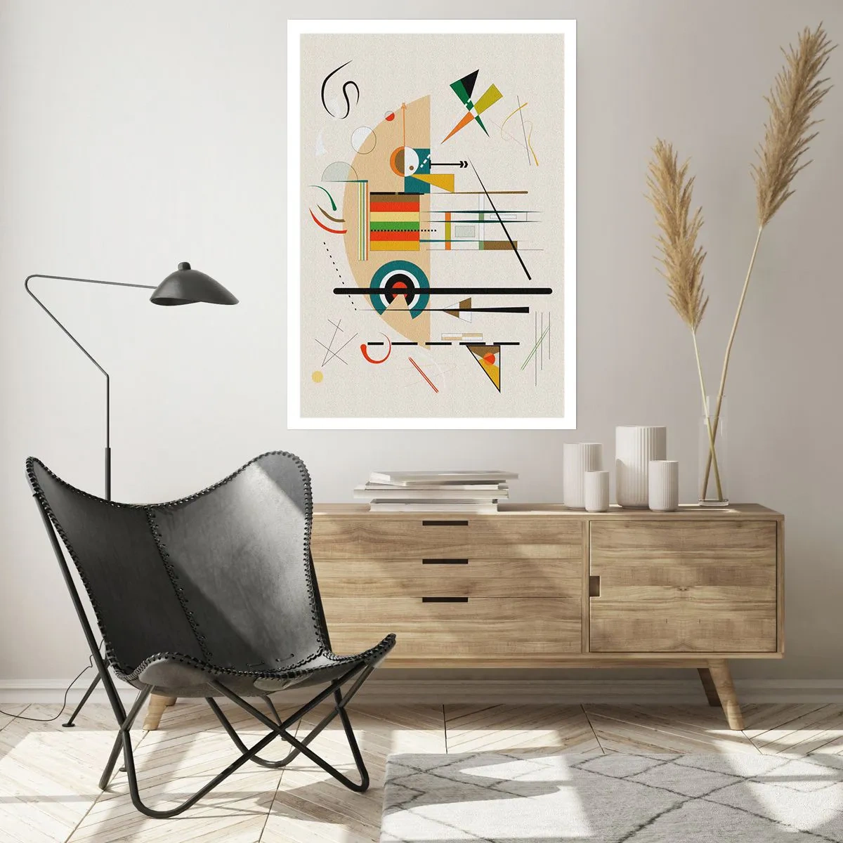 Poster - En de wereld lacht - 30x40 cm