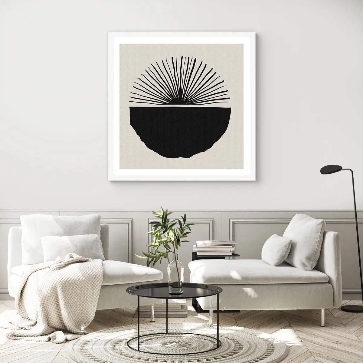 Poster in een witte lijst - Een scala aan mogelijkheden - 30x30 cm