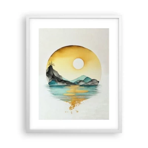 Poster in een witte lijst - In de cirkel van schoonheid - 40x50 cm