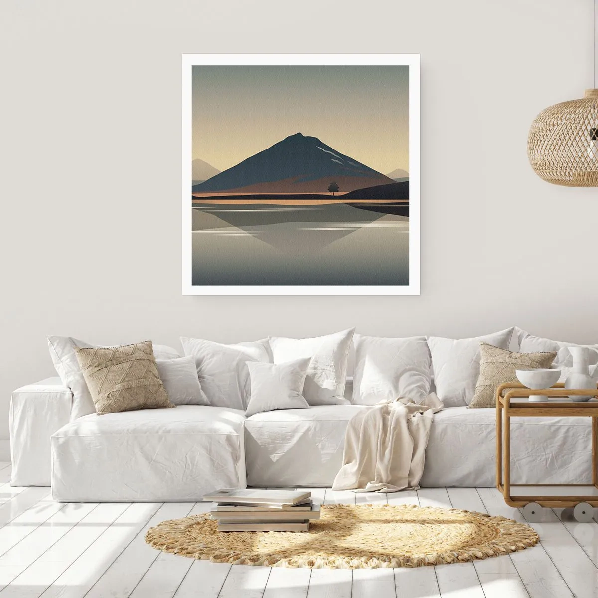 Poster - Spiegelreflectie - 40x40 cm