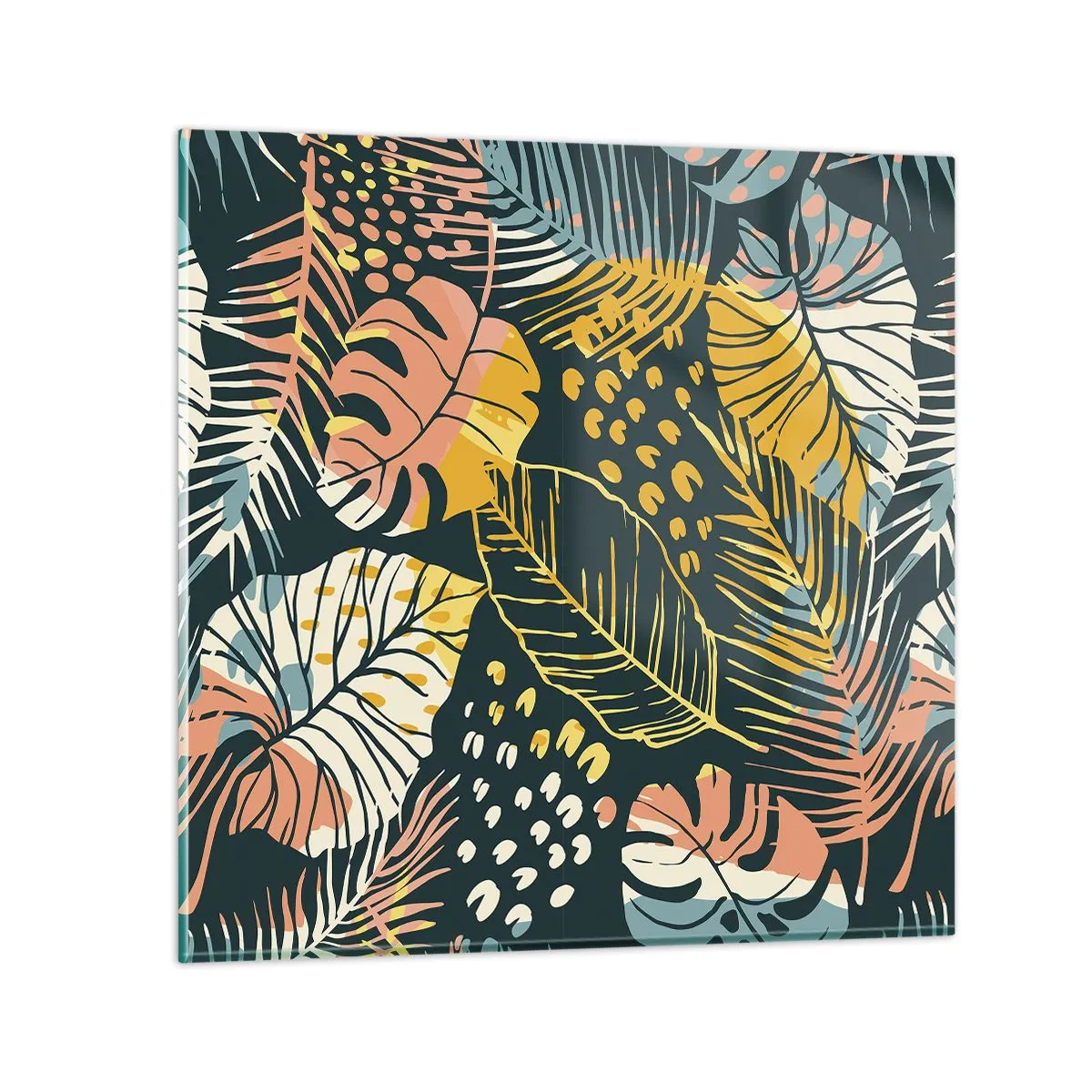 Schilderen op glas - Lommerrijke fantasie - 70x70 cm