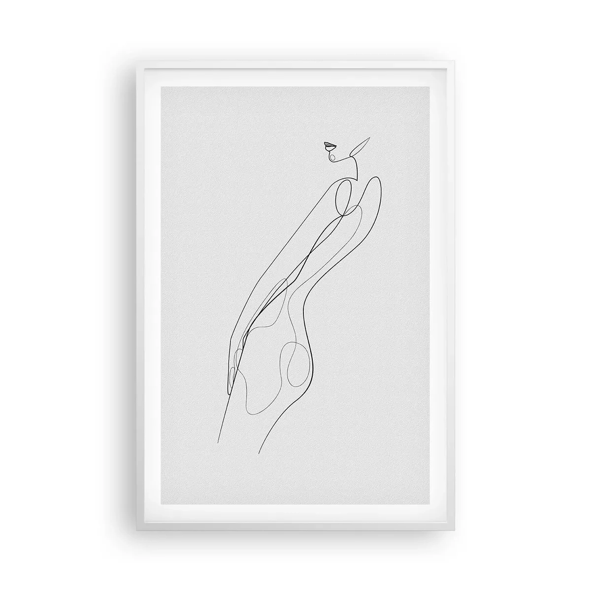Poster in een witte lijst - Gewoon een belofte - 61x91 cm