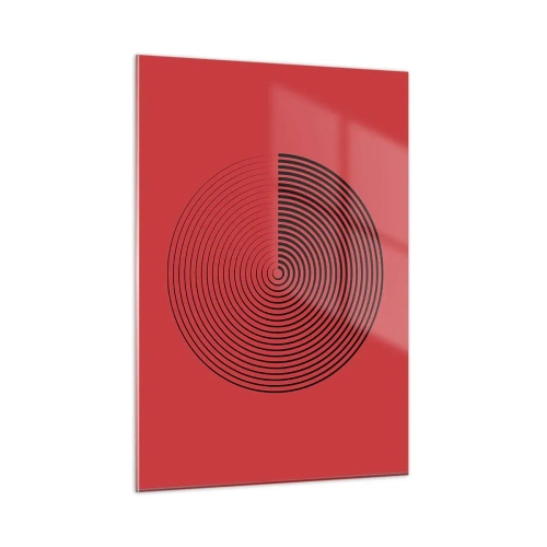 Schilderen op glas - Circulaire beweging - 50x70 cm