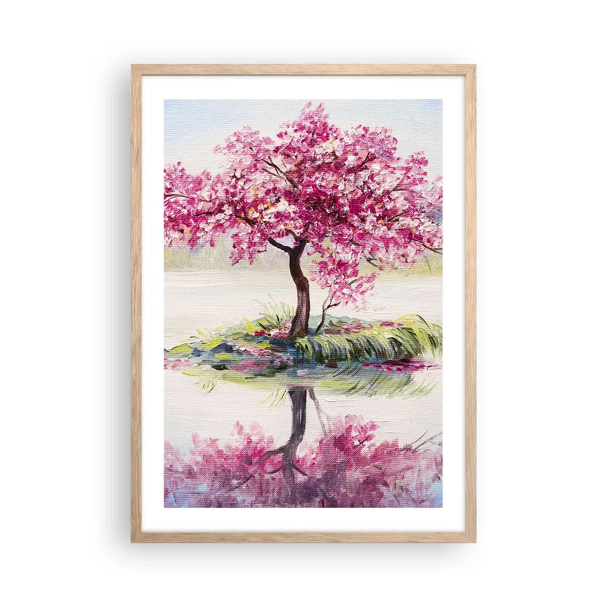 Een poster in een licht eiken lijst - Lentefeest - 50x70 cm