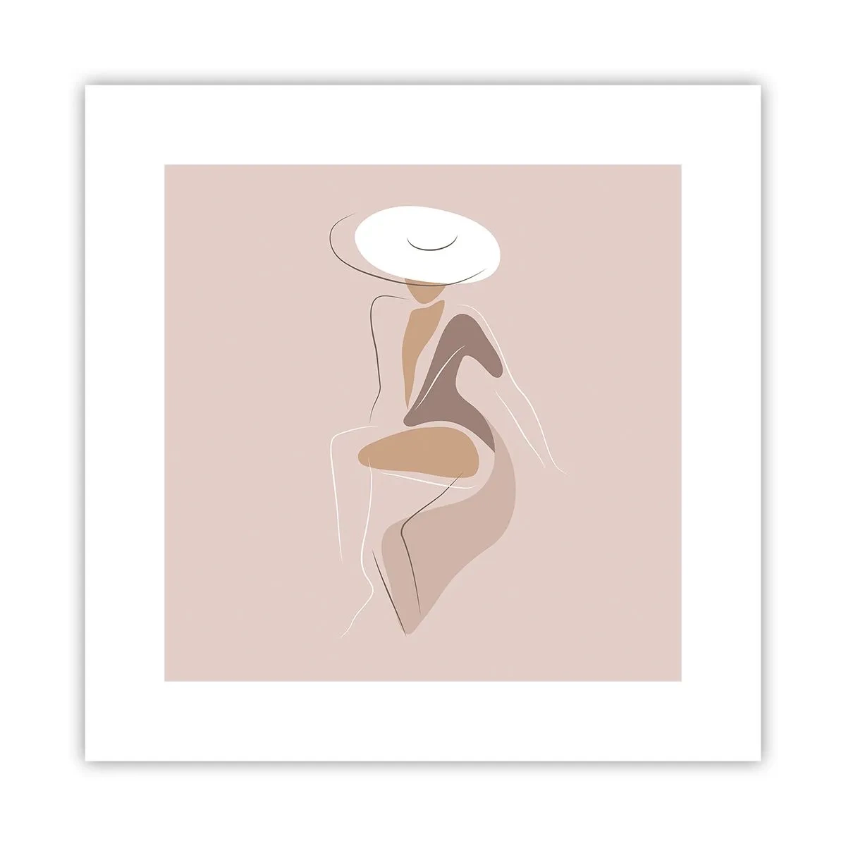 Poster - Een dame zijn - 30x30 cm