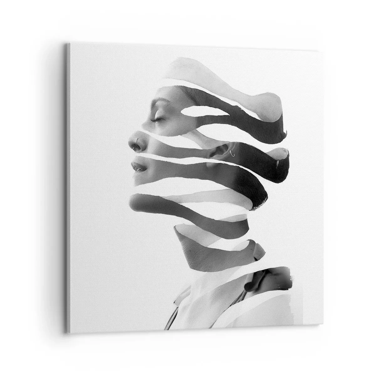 Schilderen op canvas - Surrealistisch portret - 60x60 cm