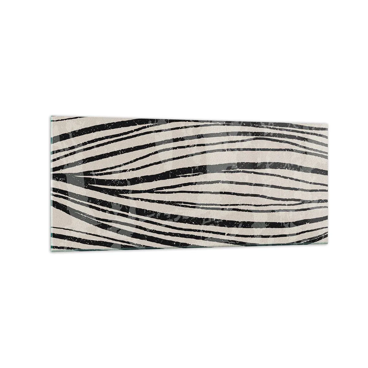 Schilderen op glas - Lijnoverstromingsvlakte - 120x50 cm