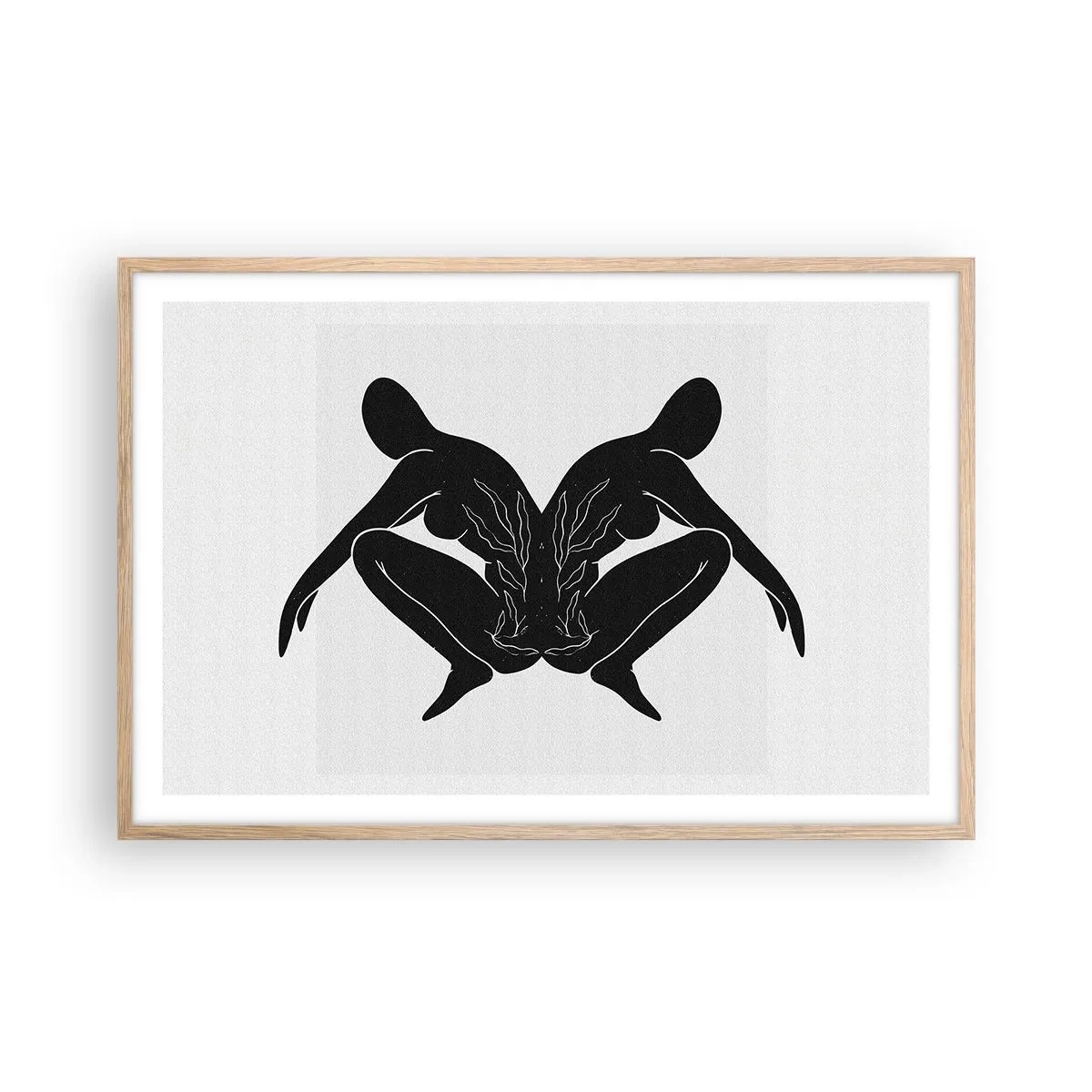 Een poster in een licht eiken lijst - Een gemeenschappelijke ziel - 91x61 cm