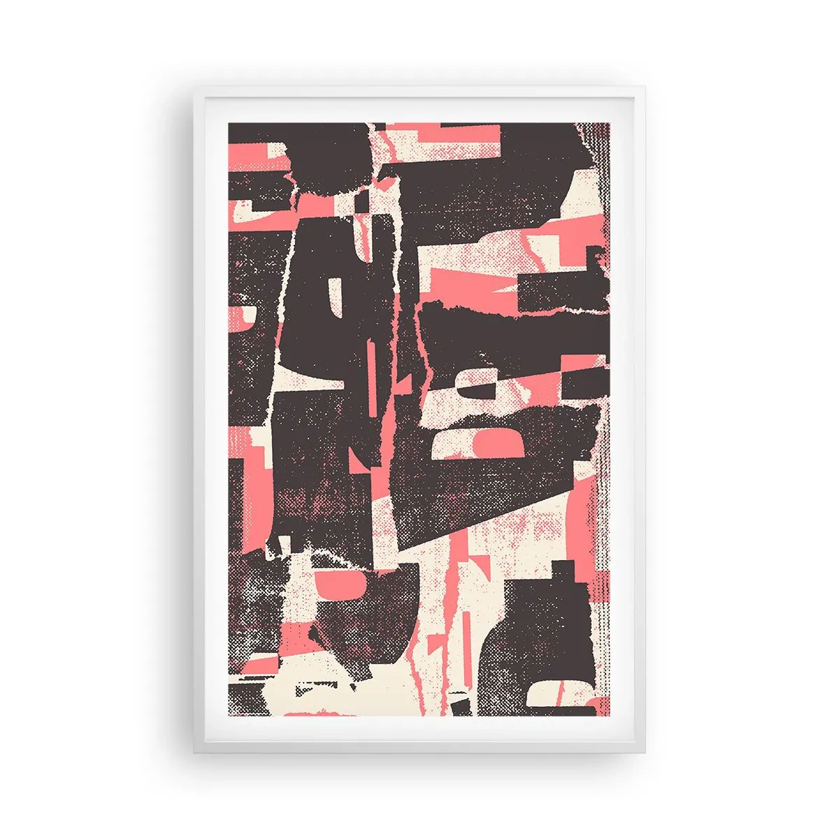 Poster in een witte lijst - Al dit lawaai - 61x91 cm