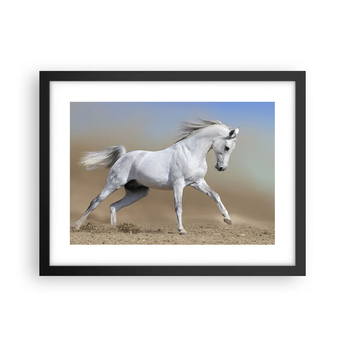 Poster in een zwarte lijst - Het mooiste Arabische sprookje - 40x30 cm