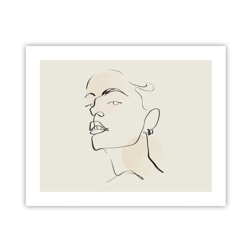 Poster - Een trotse blik - 50x40 cm
