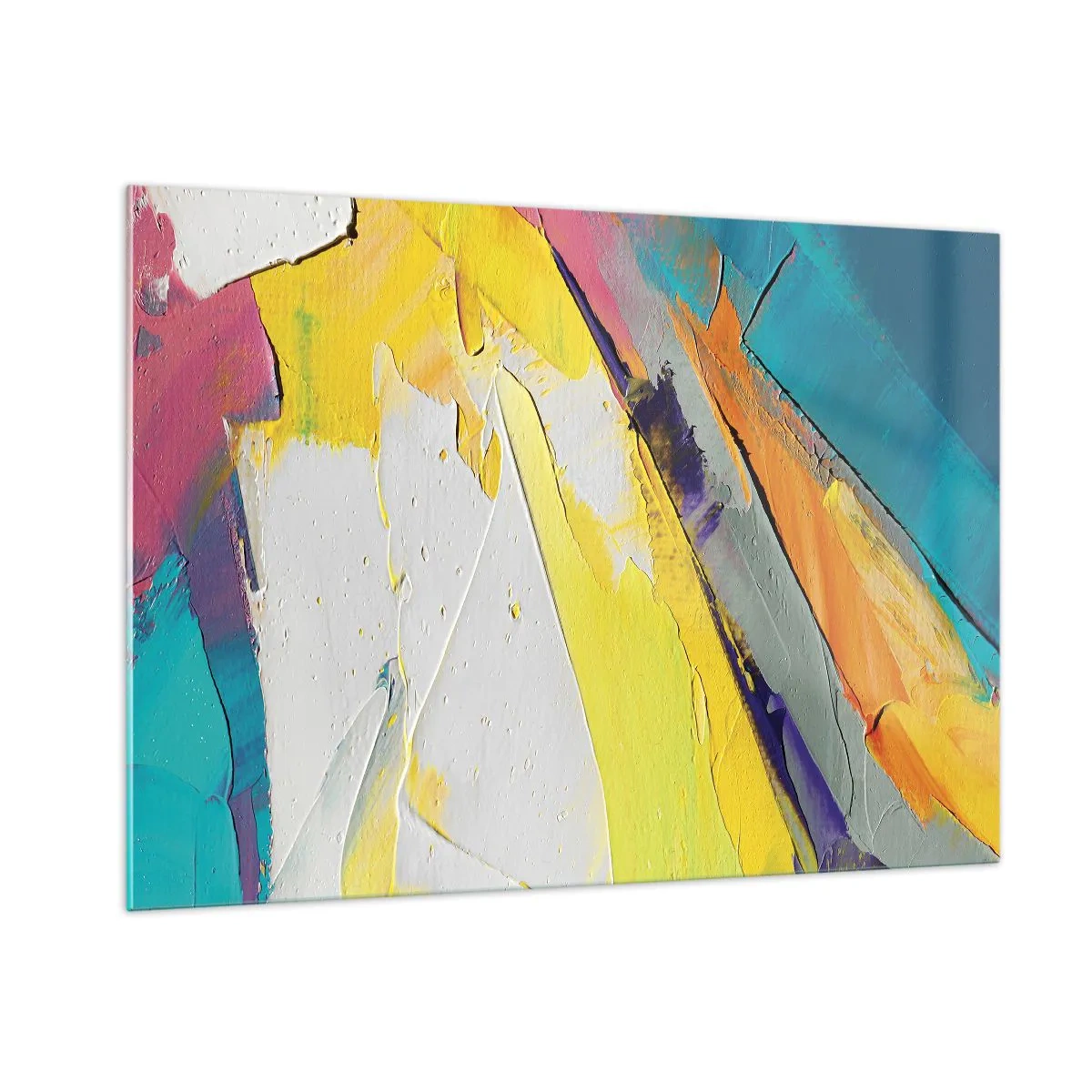 Schilderen op glas - De anatomie van licht - 100x70 cm