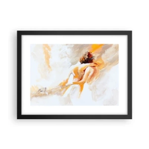 Poster in een zwarte lijst - In de lucht van nabijheid - 40x30 cm