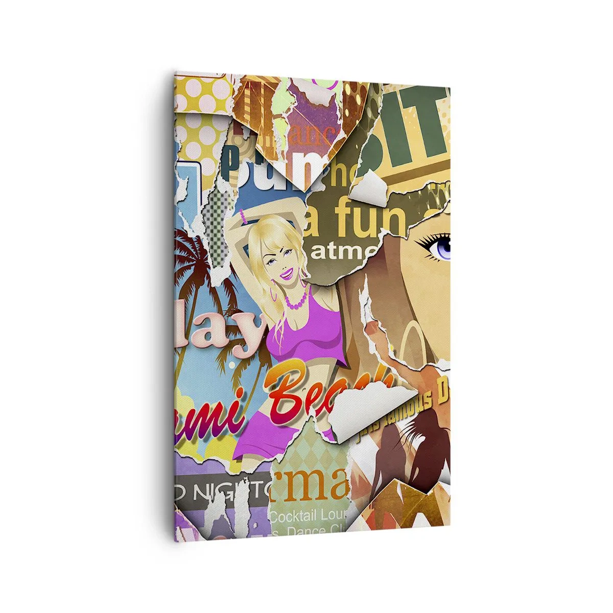 Schilderen op canvas - Zomerse flashbacks - 80x120 cm