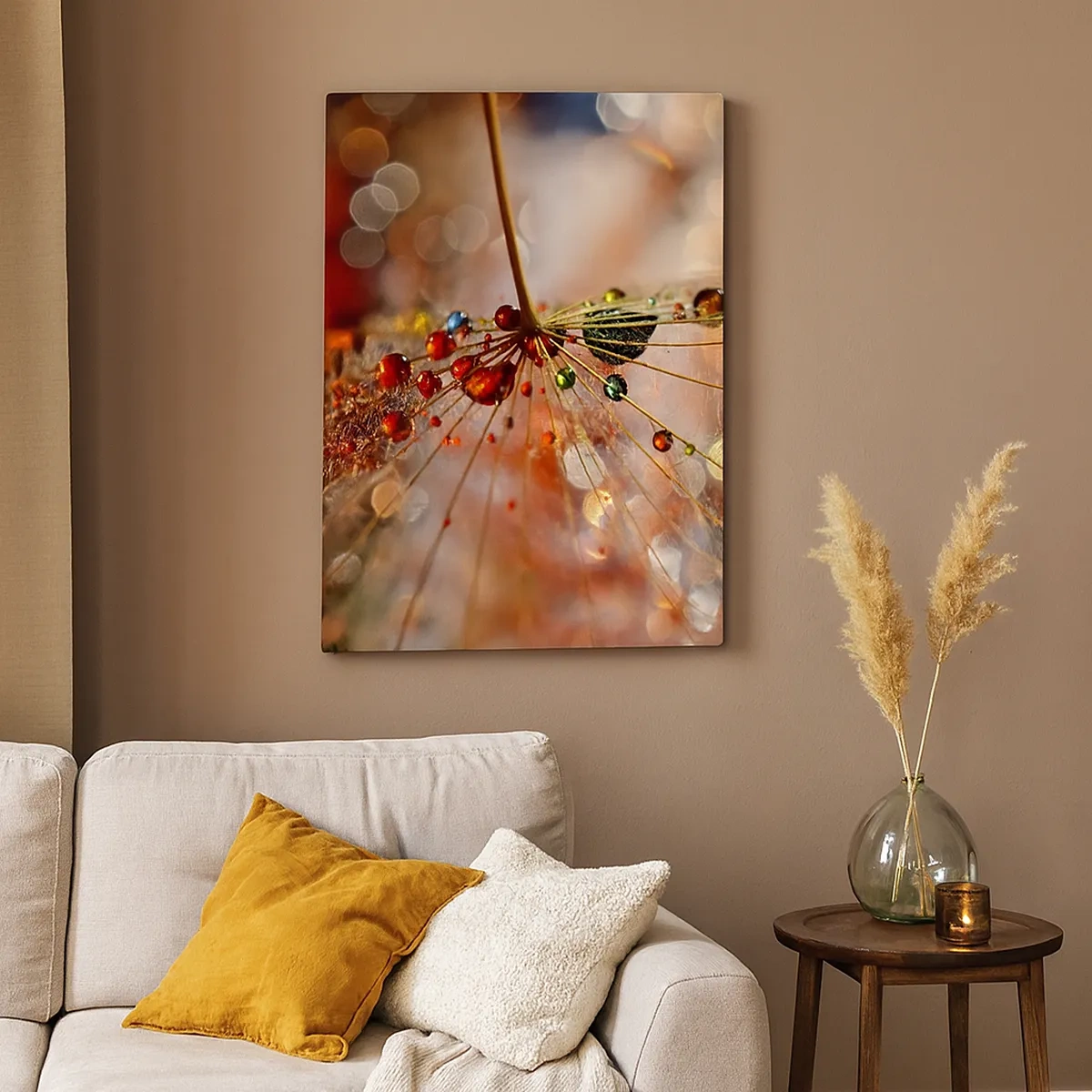 Schilderen op canvas - Geregen op een spinnendraad - 50x70 cm