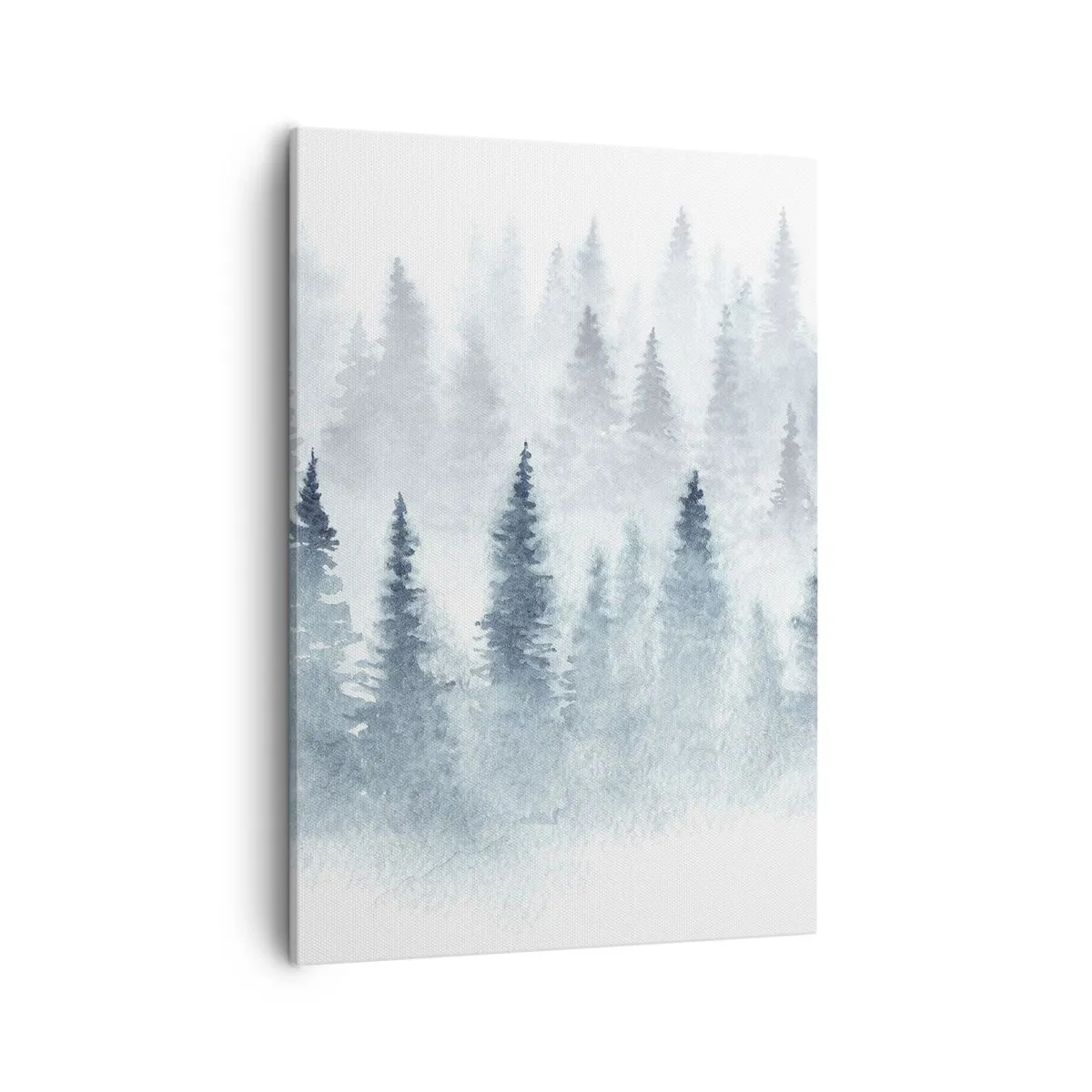 Schilderen op canvas - Gehuld in mist - 50x70 cm