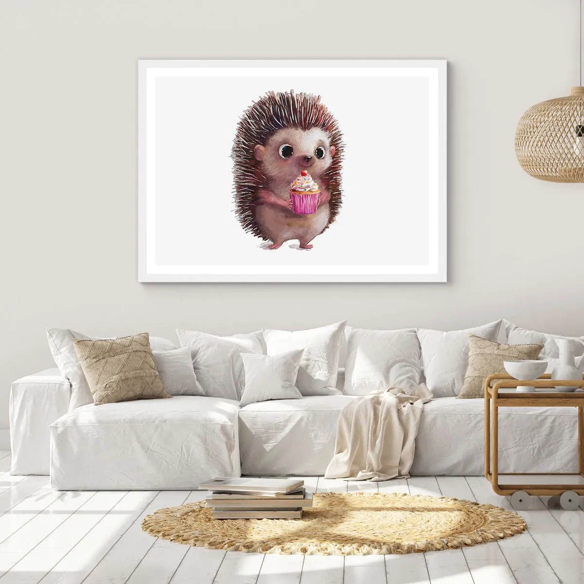 Poster in een witte lijst - De vakantie is elke dag - 100x70 cm