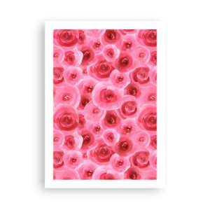 Poster - Rozen onder en boven - 50x70 cm