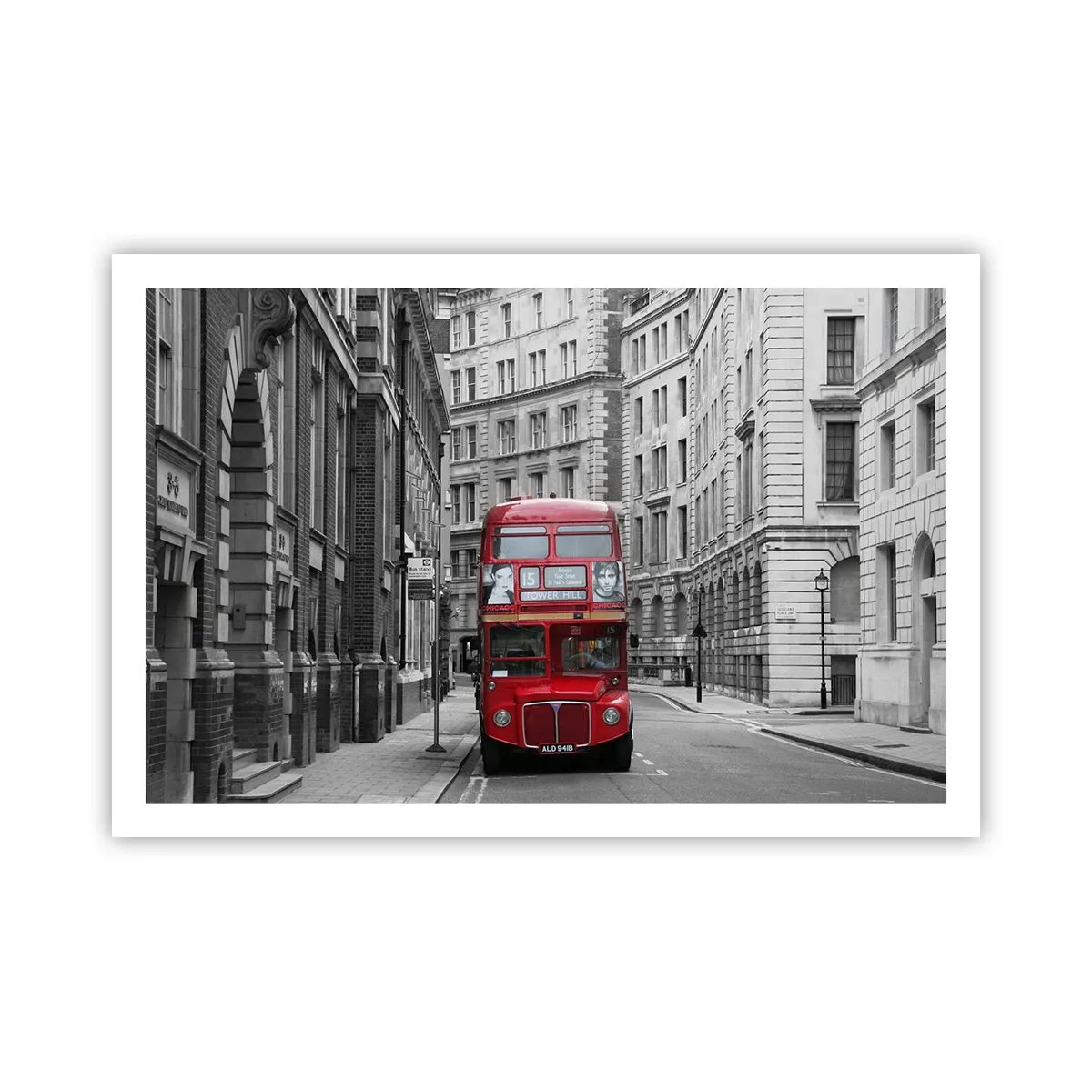 Poster - Het dagelijkse leven hoeft niet grijs te zijn - 91x61 cm