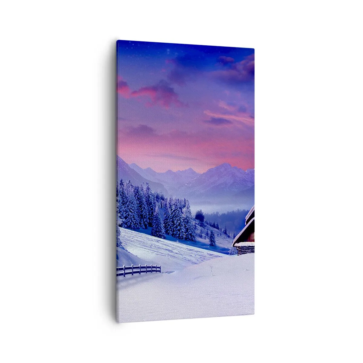 Schilderen op canvas - Stille nacht - 55x100 cm