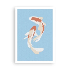 Poster - Spontaan synchroonzwemmen - 70x100 cm