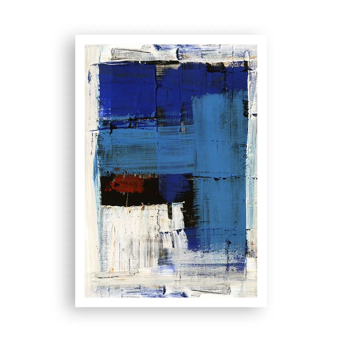 Poster - Het geheim van blauw - 70x100 cm