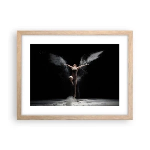 Een poster in een licht eiken lijst - Elfen bestaan - 40x30 cm