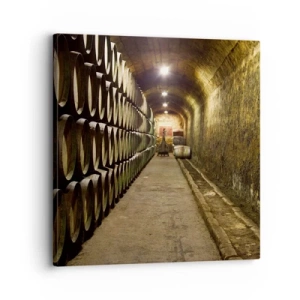 Schilderen op canvas - Het is goed om te gaan liggen - 30x30 cm