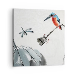 Schilderen op canvas - Het leven van de weide - 50x50 cm