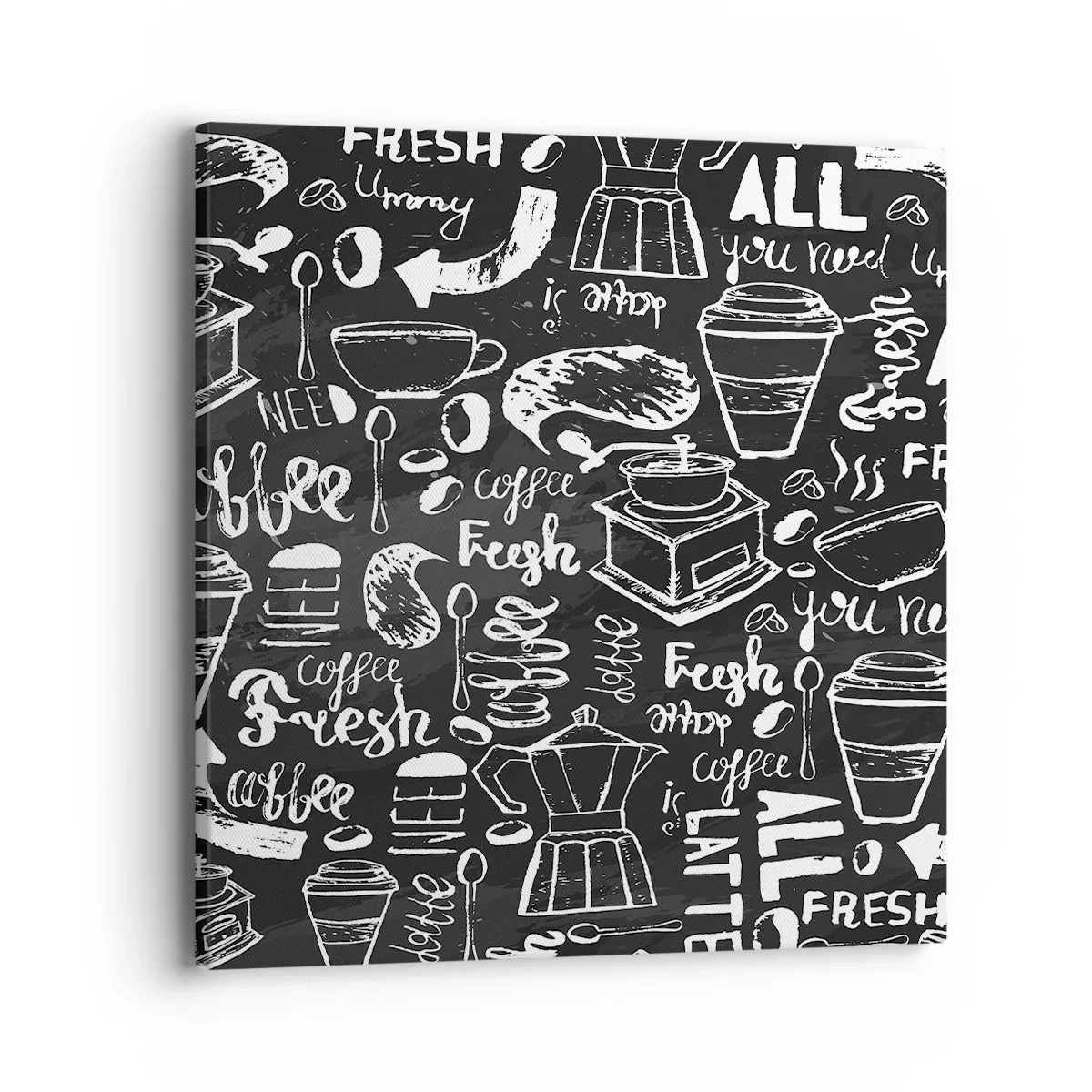 Schilderen op canvas - Alles wat je nodig hebt is… - 40x40 cm