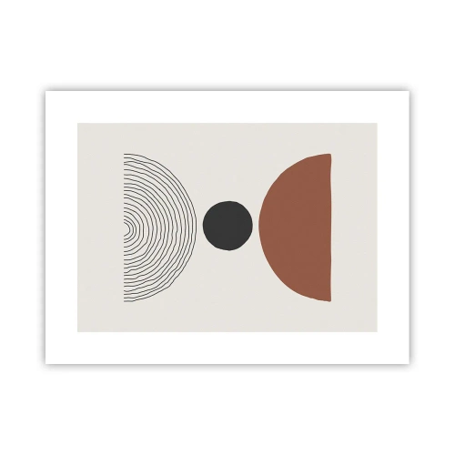 Poster - Het middelpunt van de aandacht - 40x30 cm