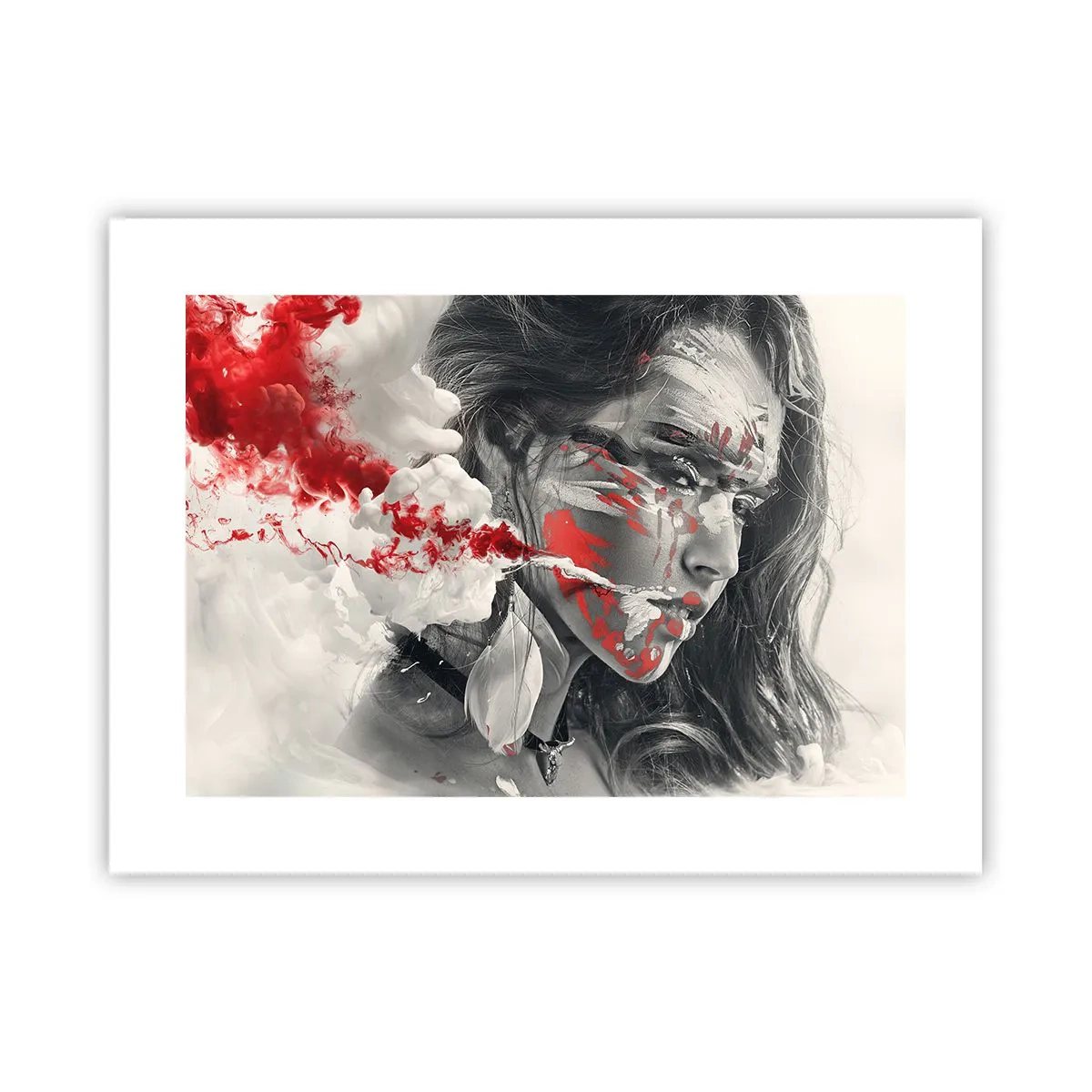 Poster - In de dampen van absurditeit - 40x30 cm