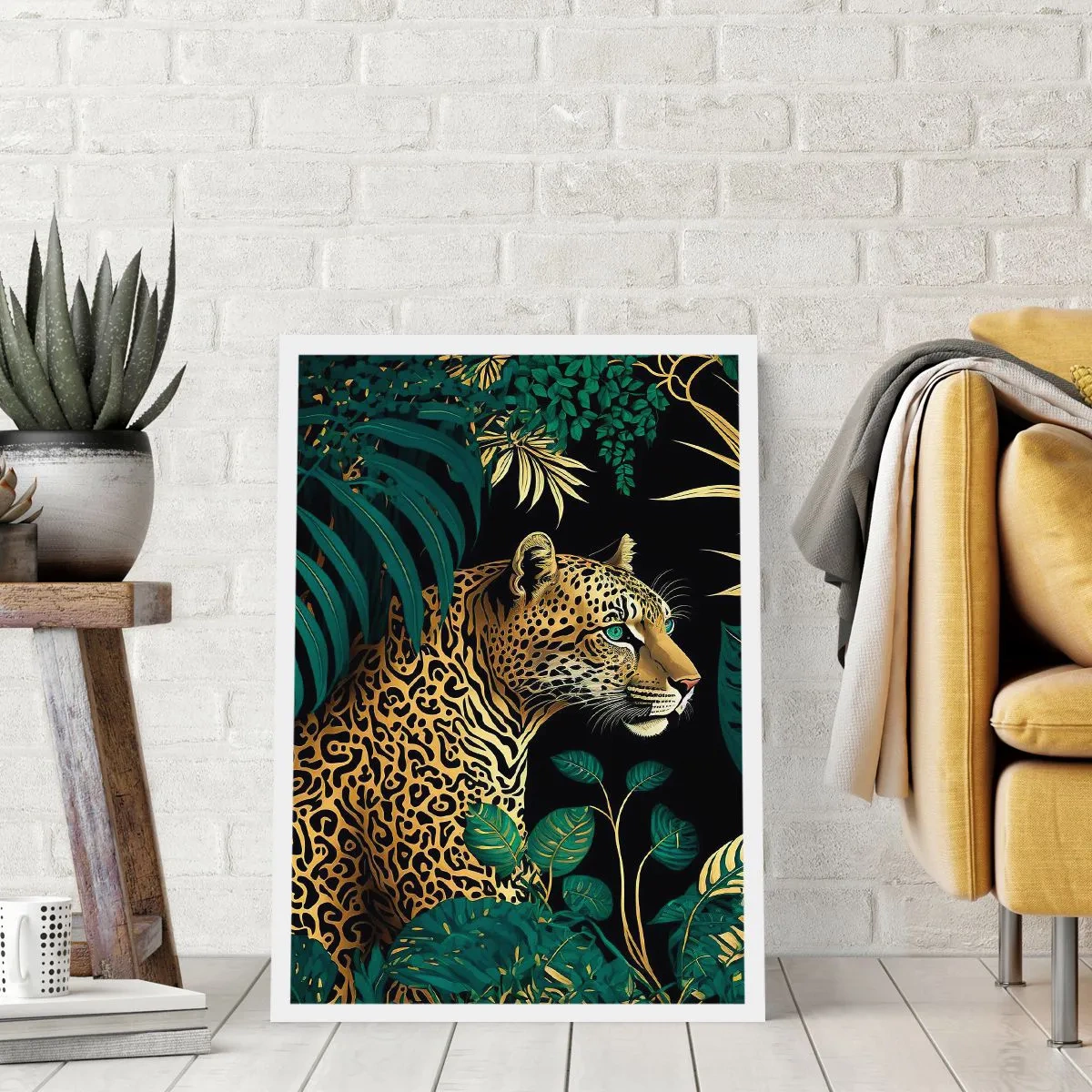 Poster - Een gastheer in de jungle - 70x100 cm