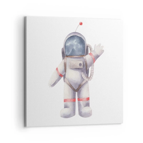 Schilderen op canvas - Tot ziens! - 60x60 cm