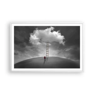 Poster in een witte lijst - Alles is mogelijk - 91x61 cm