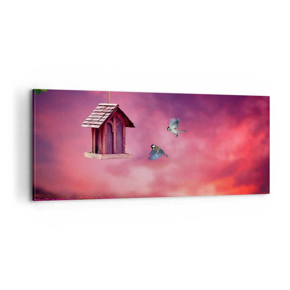 Schilderen op canvas - Uitnodiging voor het avondeten - 100x40 cm