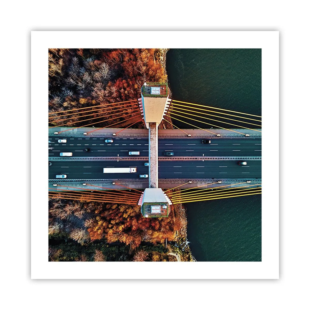 Poster - BEYOND the waters, beyond the forest - 50x50 cm