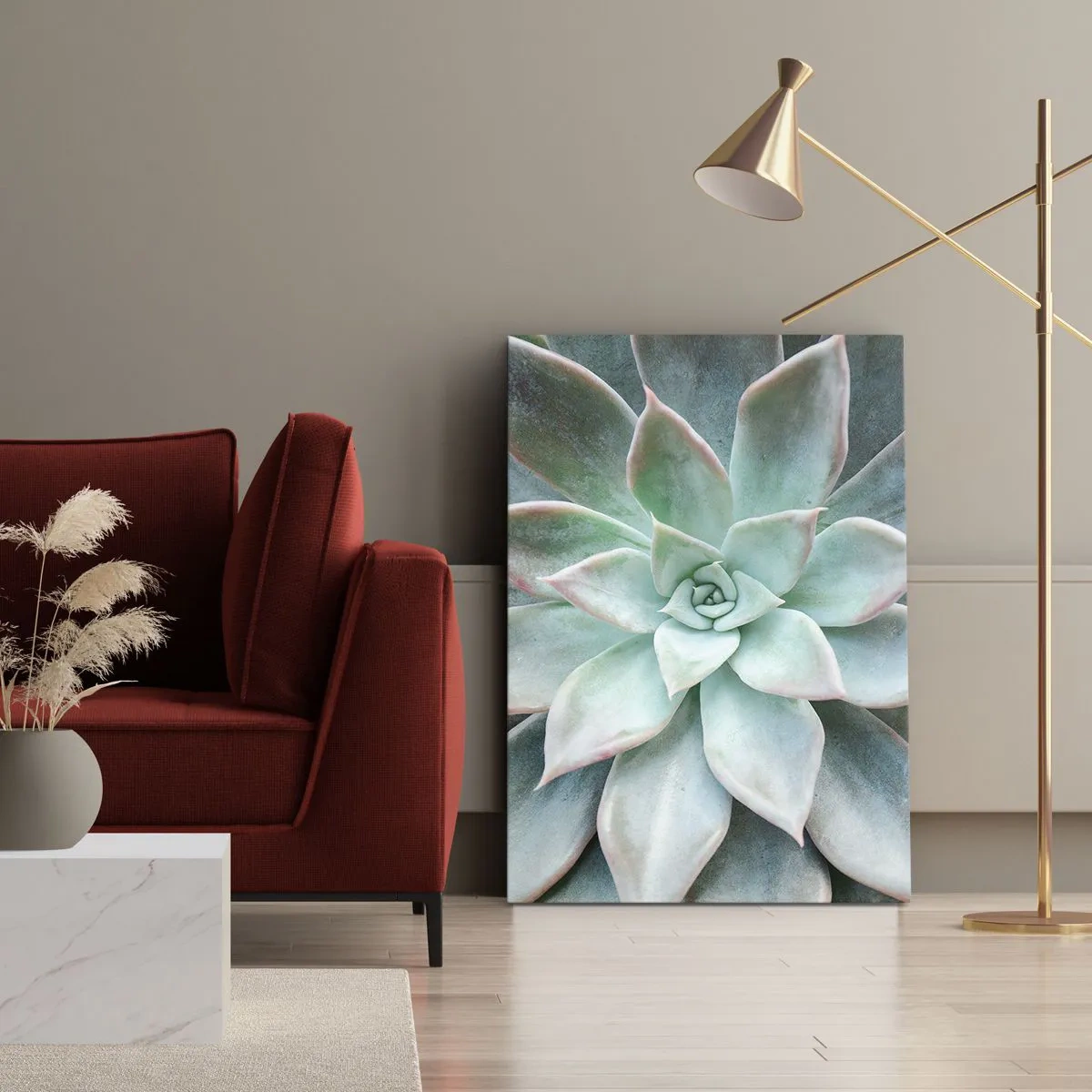 Schilderen op canvas - Het hart van de woestijn - 70x100 cm