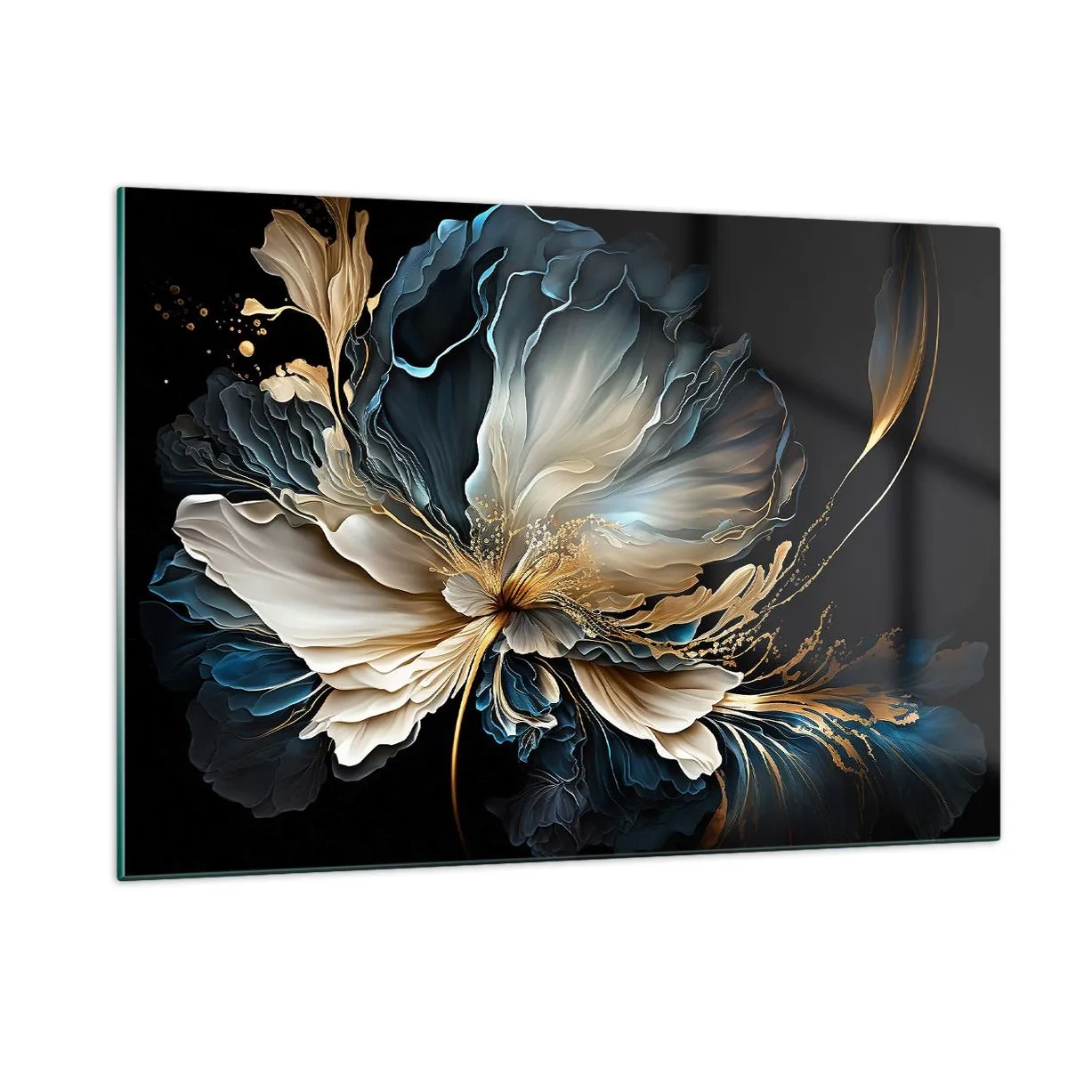 Schilderen op glas - Sprookjesachtige varenbloem - 120x80 cm