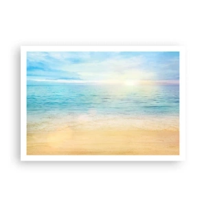 Poster - Groot blauw - 100x70 cm