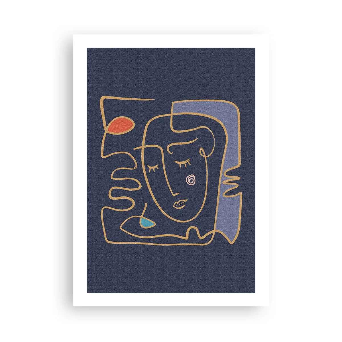 Poster - In nadenken - 50x70 cm