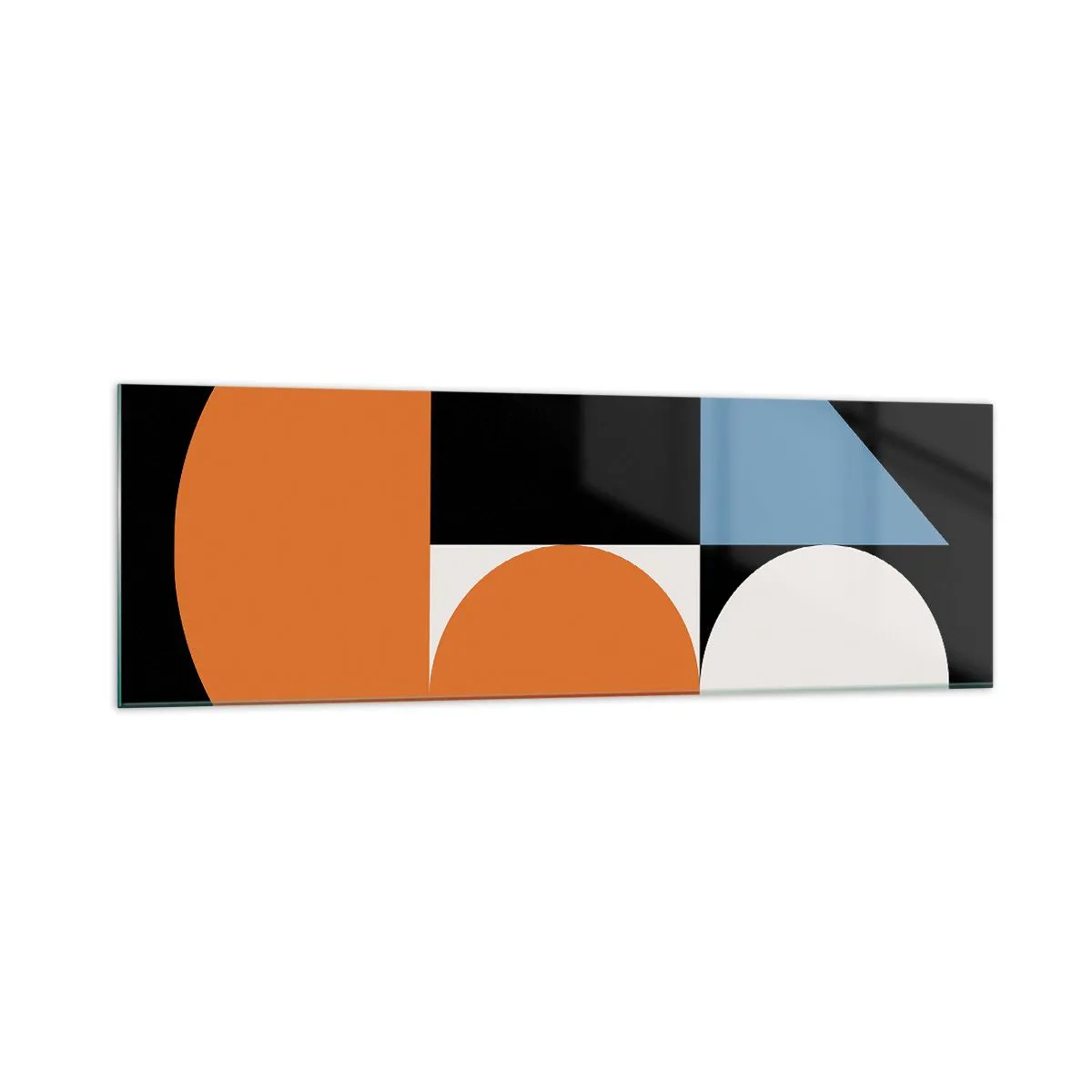 Schilderen op glas - Dacht lay-out - 160x50 cm